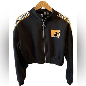 Divided MTV Cropped Jacket (size: small)